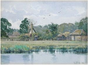 Farmhouse and outbuildings - Brittens Farm, Hemingford Grey , 1899