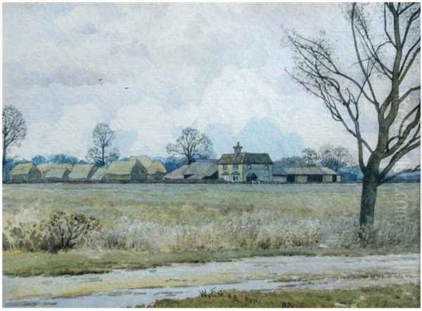 Farmhouse and haystacks , 1897 - view 1