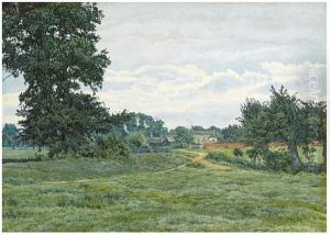 A village in the Fens , 1886