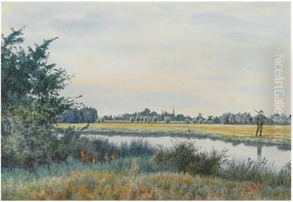 The Ouse, St. Ives, Cambridgeshire , 1889 - view 1