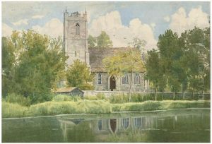 Hartford parish church on the banks of the Ouse , 1914