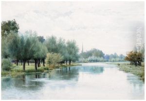 Hemingford Abbotts, Hunts , 1901 by William Fraser Garden