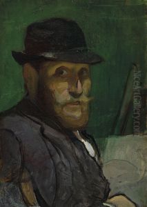Autoportrait au chevalet
