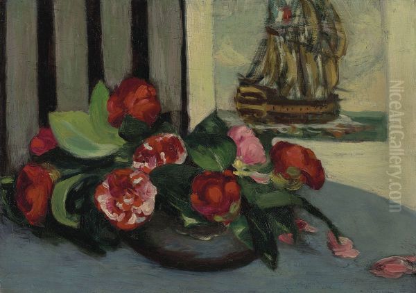Nature morte aux camelias - view 1