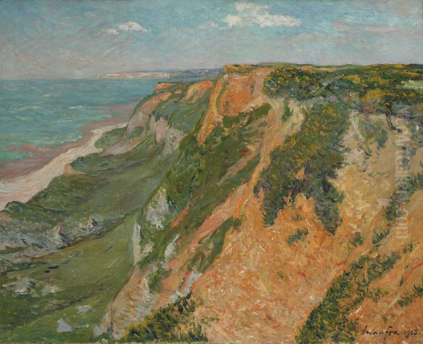 Les Falaises rouges d'Octeville, Seine-Inferieure - view 1