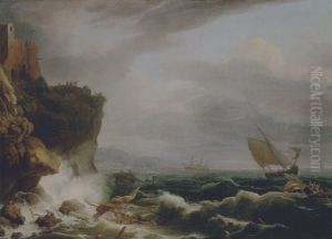 a-stormy-landscape-with-a-shipwreck-off-a-rocky-coast