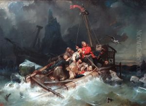 Les naufrages by Eugene Le Poittevin