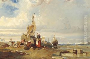 Unloading the Boat by Eugene Le Poittevin