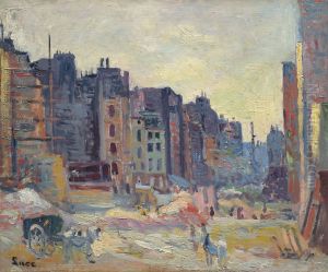 Paris, Le percement de la rue Reaumur by unknown