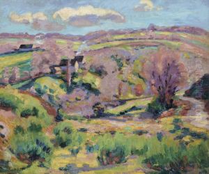 Paysage de la Creuse, au printemps