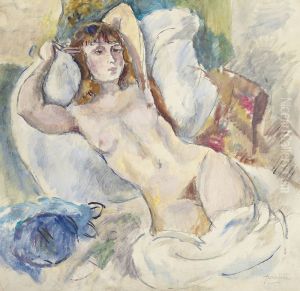 Nu sur un divan by unknown