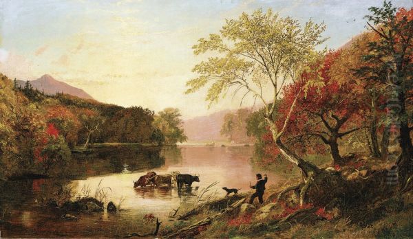 Autumn on the Hudson River - view 1