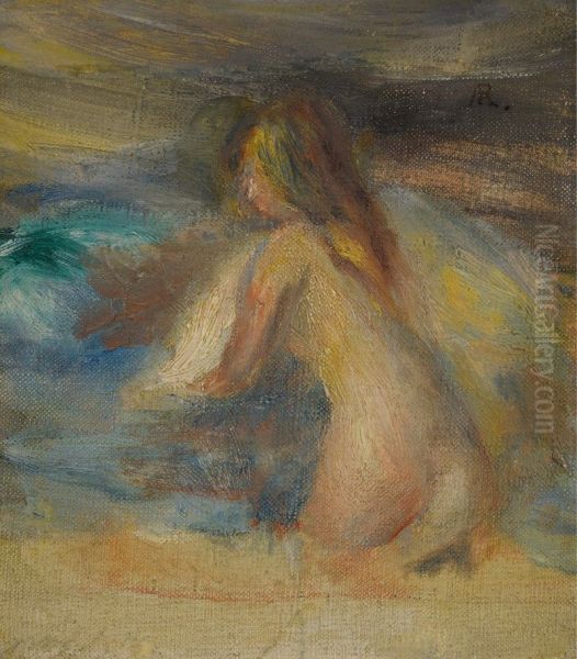 Nu dans un paysage, esquisse - view 1