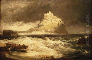 Mont Saint-Michel by Eugene Isabey