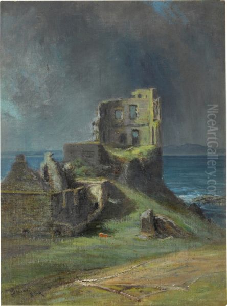 Dunure Castle, Ayrshire - view 1