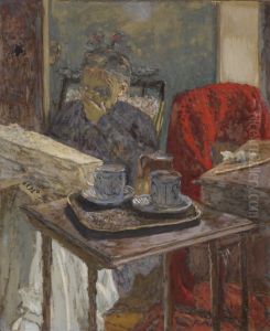MADAME VUILLARD LISANT LE JOURNAL by unknown