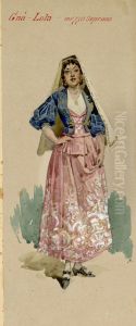 Gna Lola (mezzosoprano) by Adolfo Hohenstein