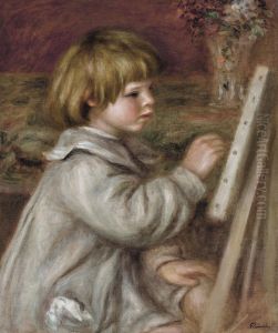 Le petit peintre (Claude Renoir) by Pierre Auguste Renoir