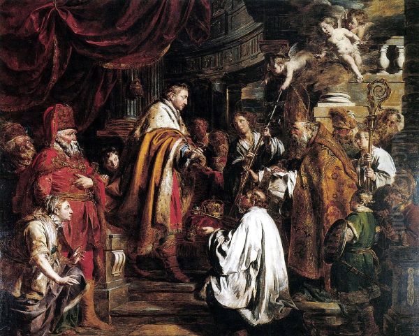 Saint Stephen, king of Hungary Receiving the Legate - view 1