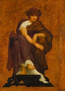 Mnemosyne, Mother of the Muses by Lord Frederick Leighton