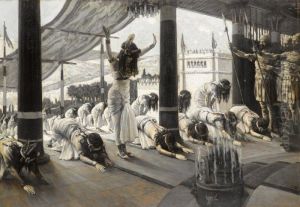 The Queen of Sheba Visits Solomon by unknown