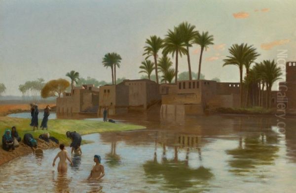 Femmes fellahs au bain - view 1