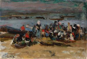 Ria de Asturias. Las Carboneras by Joaquin Sorolla