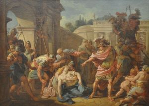 Horace venant de frapper sa soeur