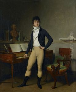 Portrait ofFrancois-Adrien Boieldieu, composer (1775-1834) by Louis-Leopold Boilly