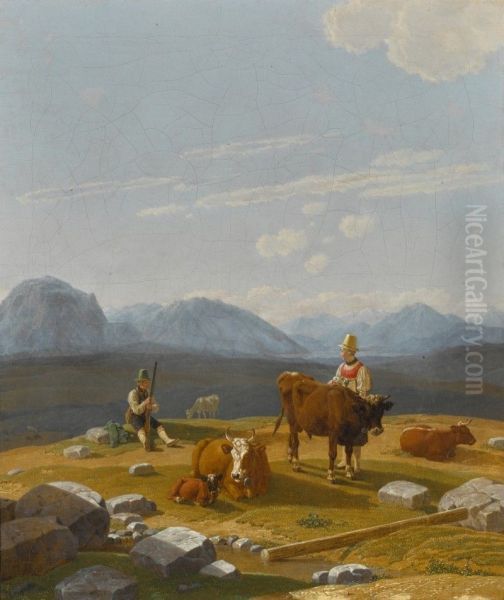 Auf der Alm (On the Alpine Pasture) - view 1