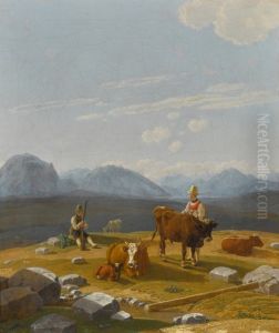 Auf der Alm (On the Alpine Pasture) by unknown
