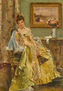 Coquetterie by Alfred Stevens