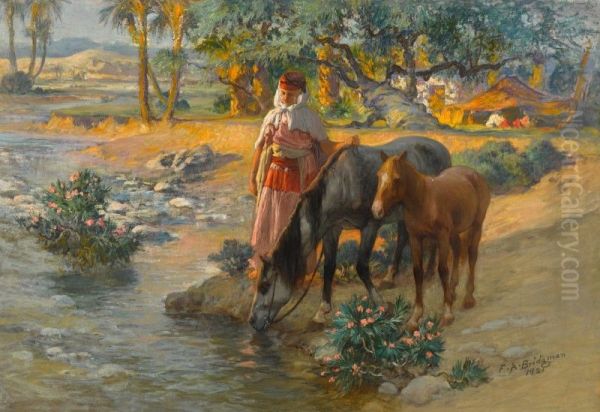 Watering the Horses - view 1
