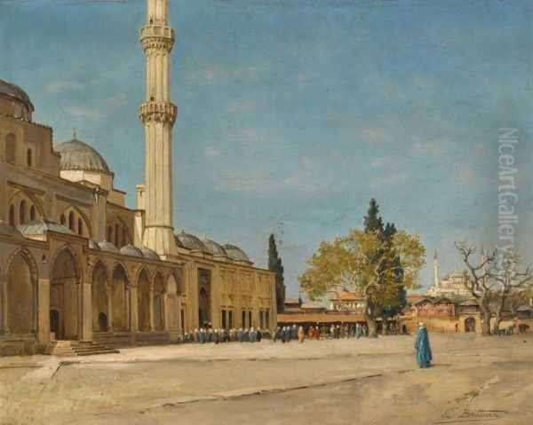 Devant La Mosquee, Constantinople - view 1