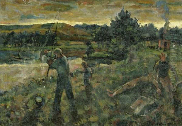 Angler In Der Dammerung - view 1