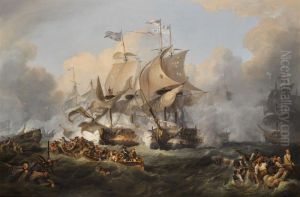 The Battle of the First of June, 1794 (After Philip De Loutherbourg)