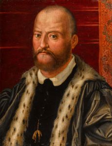 Portrait of Cosimo I de' Medici, Grand Duke of Tuscany (1519-74), bust-length by unknown