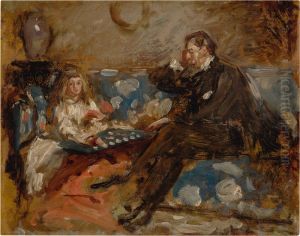 HUGH HAMMERSLEY AND HIS DAUGHTER EVE