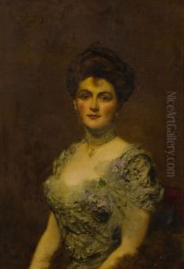 PORTRAIT OF A WOMAN by unknown