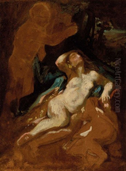 Jupiter and Antiope, after Correggio - view 1