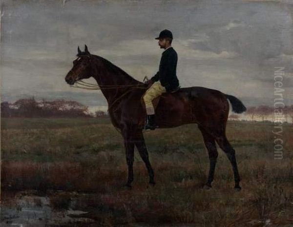 Cavalier Sur Sa Monture - view 1