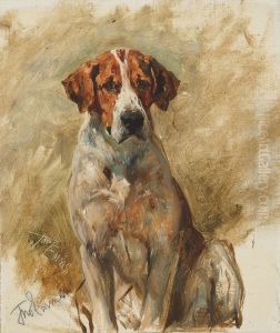 Study of a Hound by unknown