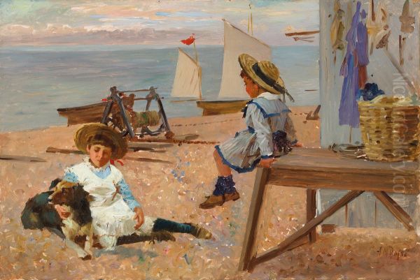 A summer's day on the beach - view 1