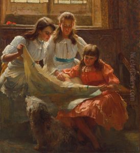The reading lesson by unknown