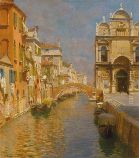 Scuola Grande di San Marco and the Ponte Cavallo on the Rio dei Mendicanti, Venice - view 1