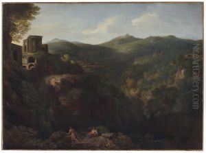 A view of Tivoli, with the Temple of the Sibyl by unknown
