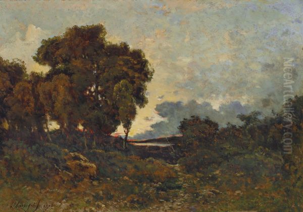 Soleil couchant sur l'Allier - view 1