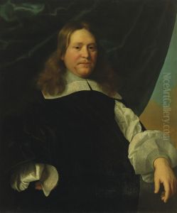 Portrait of gentleman, three-quarter-length by Isaack Luttichuys