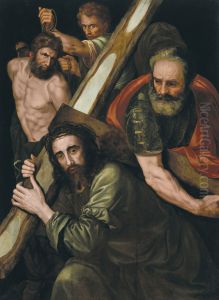 Christ Carrying the Cross by Willem Adriaensz Key