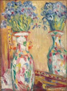 Vase au miroir